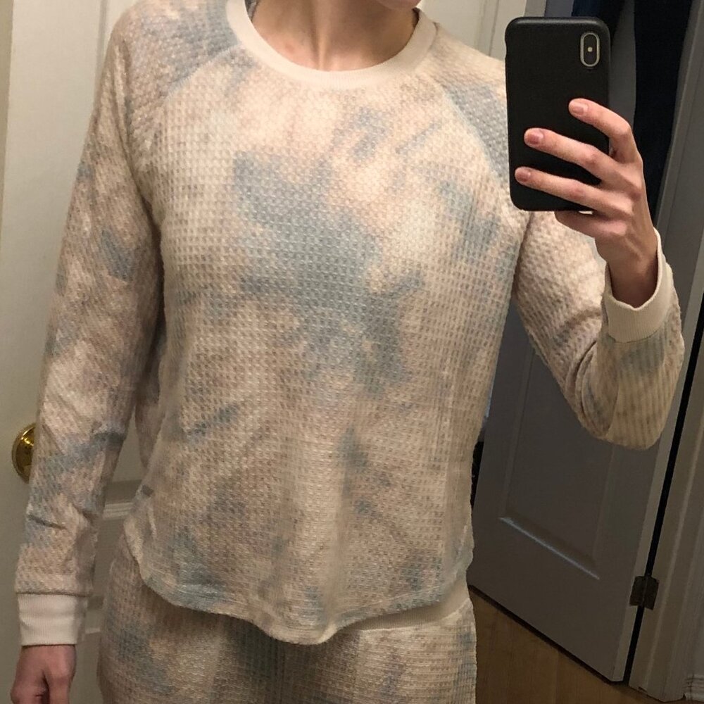 Pj Set Daneskin Medium Light pink & Grey Tie dye